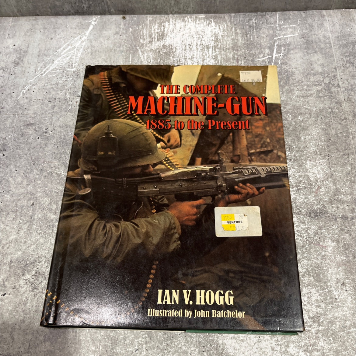 the complete machine-gun 1885 to the present book, by rk auy ts off, 1979 Hardcover image 1