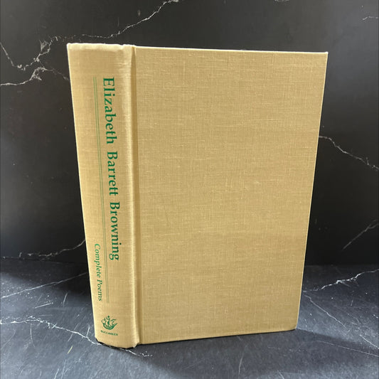 the complete poetical works of elizabeth barrett browning book, by Elizabeth Barrett Browning, 1993 Hardcover image 1