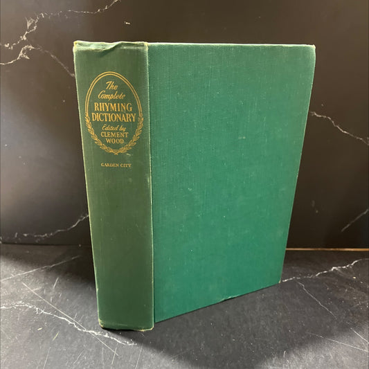 the complete rhyming dictionary and poet's craft book book, by clement wood, 1936 Hardcover image 1