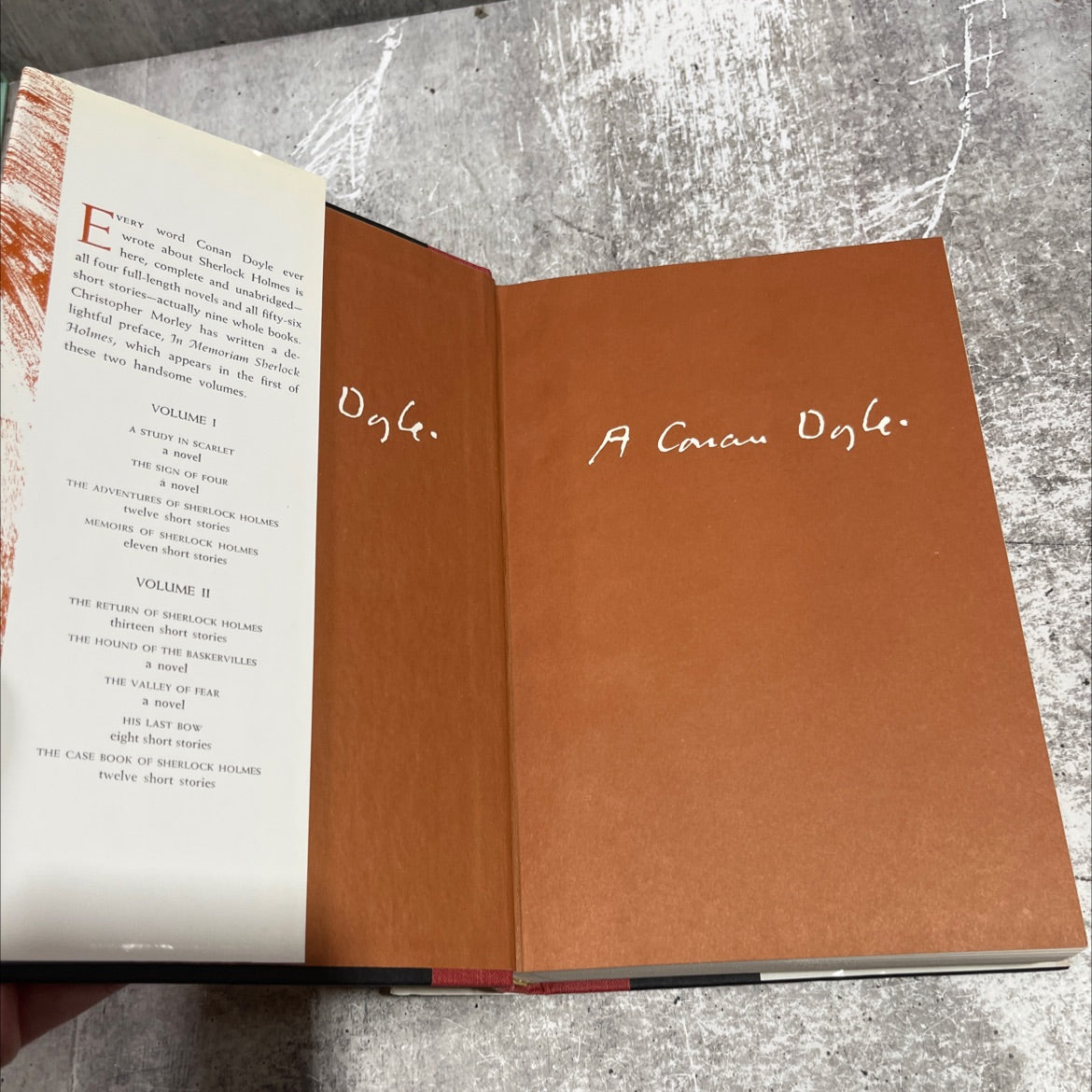 the complete sherlock holmes by sir arthur conan doyle volume ii book, by sir arthur conan doyle, 1927 Hardcover image 4