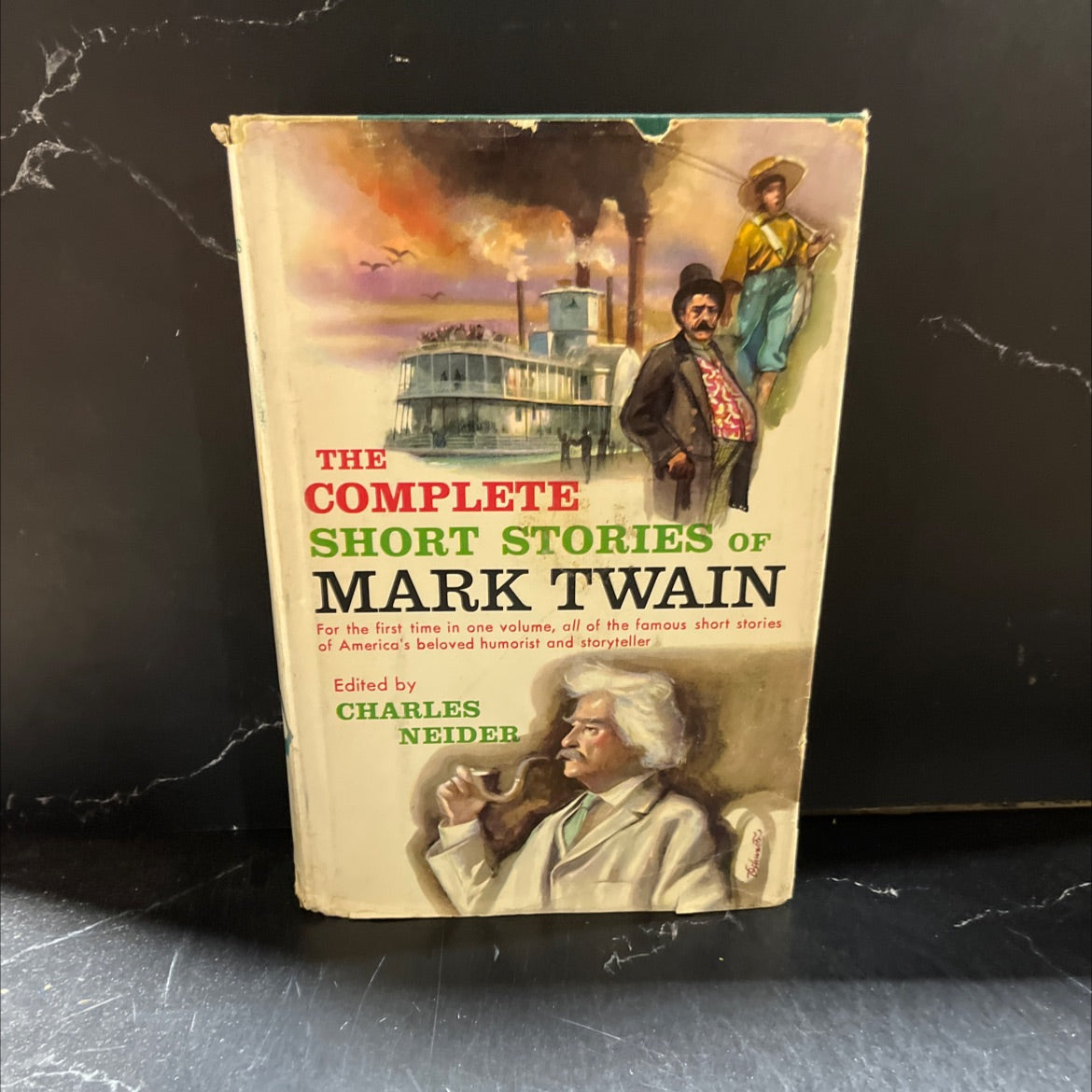 the complete short stories of mark twain now collected for the first time book, by mark twain, 1957 Hardcover image 1