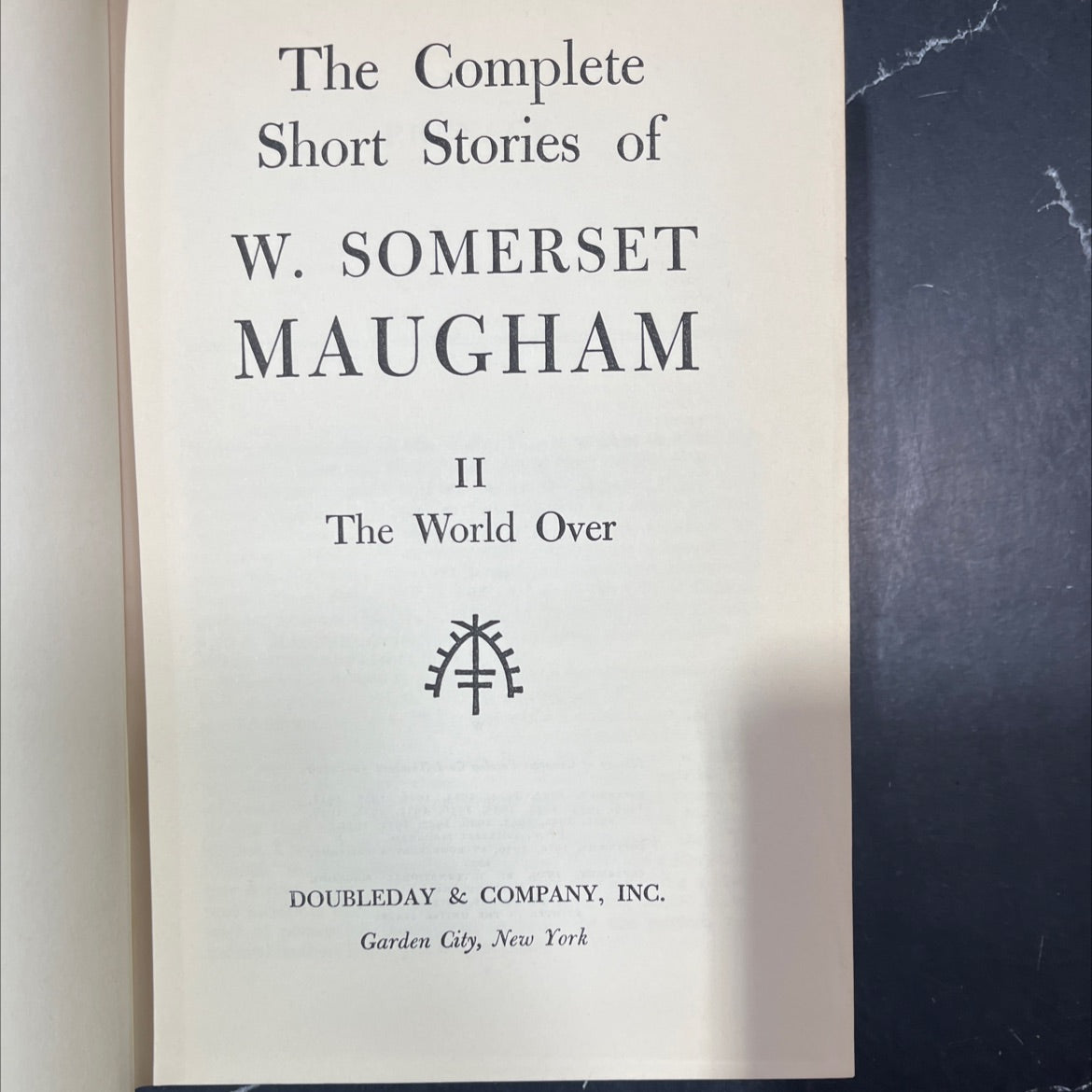the complete short stories of w. somerset maugham ii the world over book, by w. somerset maugham, 1947 Hardcover image 2