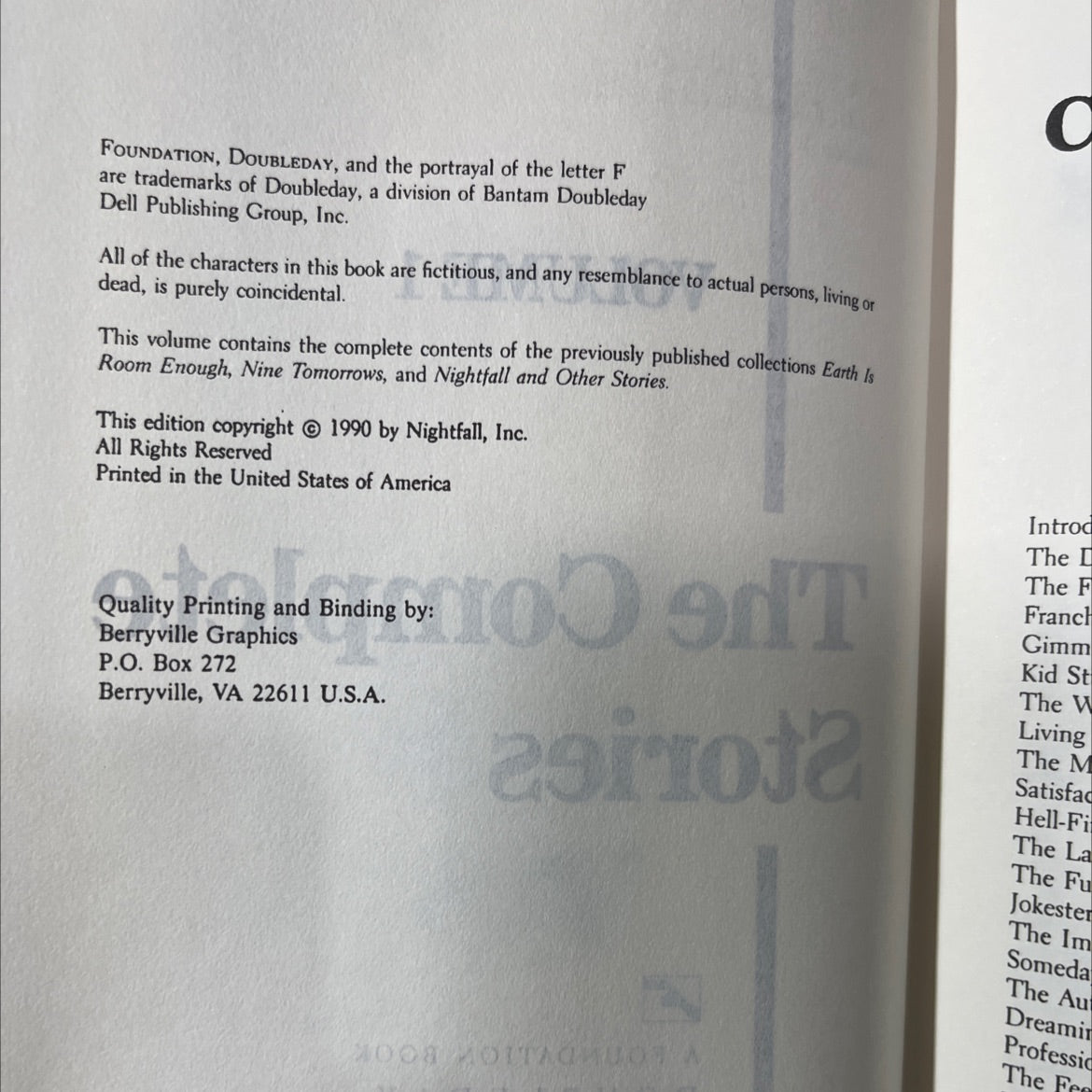 the complete stories book, by not stated, 1990 Hardcover image 3