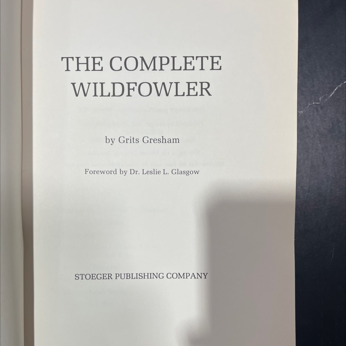 the complete wildfowler book, by Grits Gresham, 1973 Paperback image 2