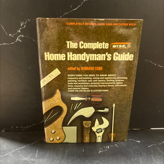 the complete wise home handyman's guide book, by Hubbard Cobb, 1973 Hardcover image 1