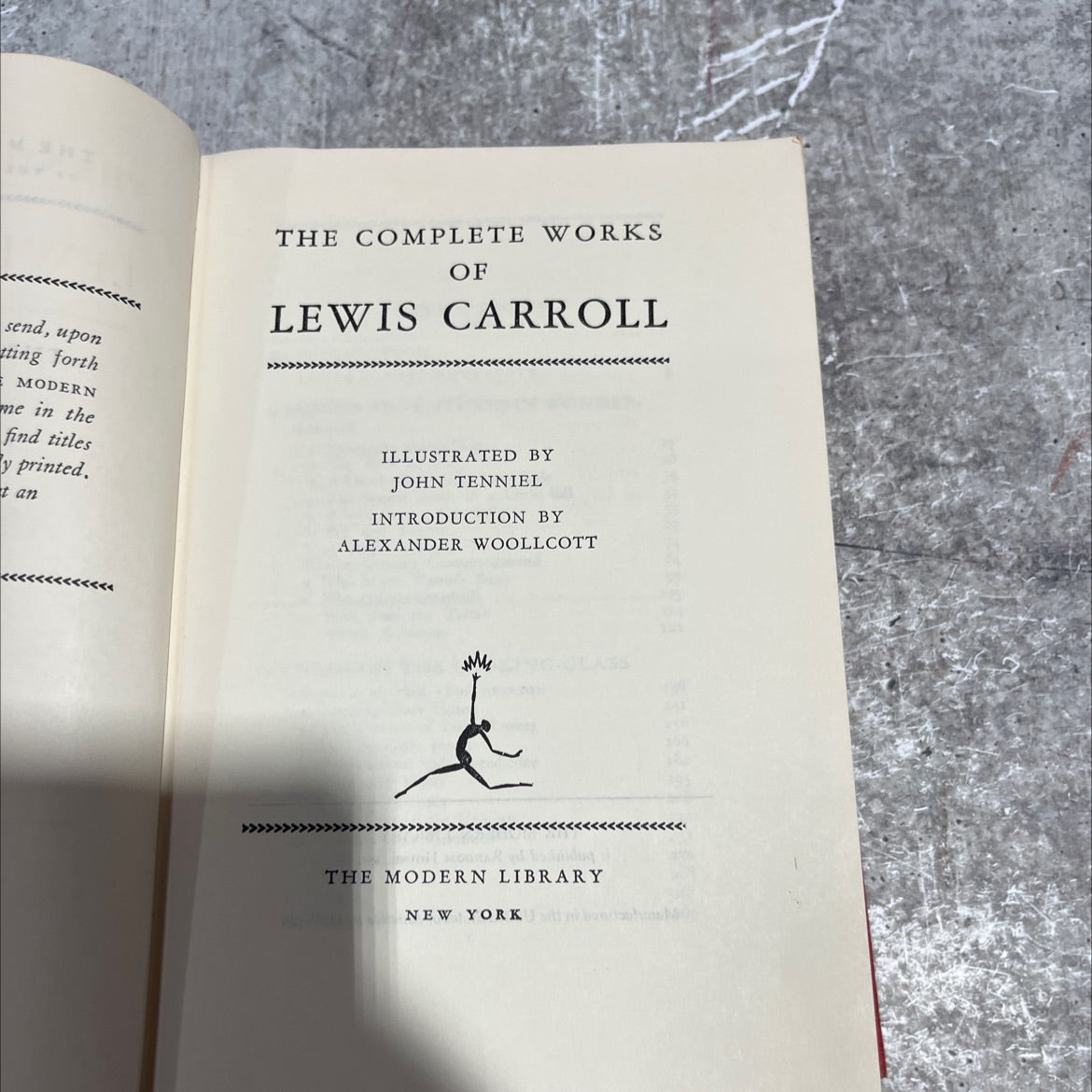 the complete works of lewis carroll illustrated by john tenniel book, by lewis carroll, 1970 Hardcover image 2