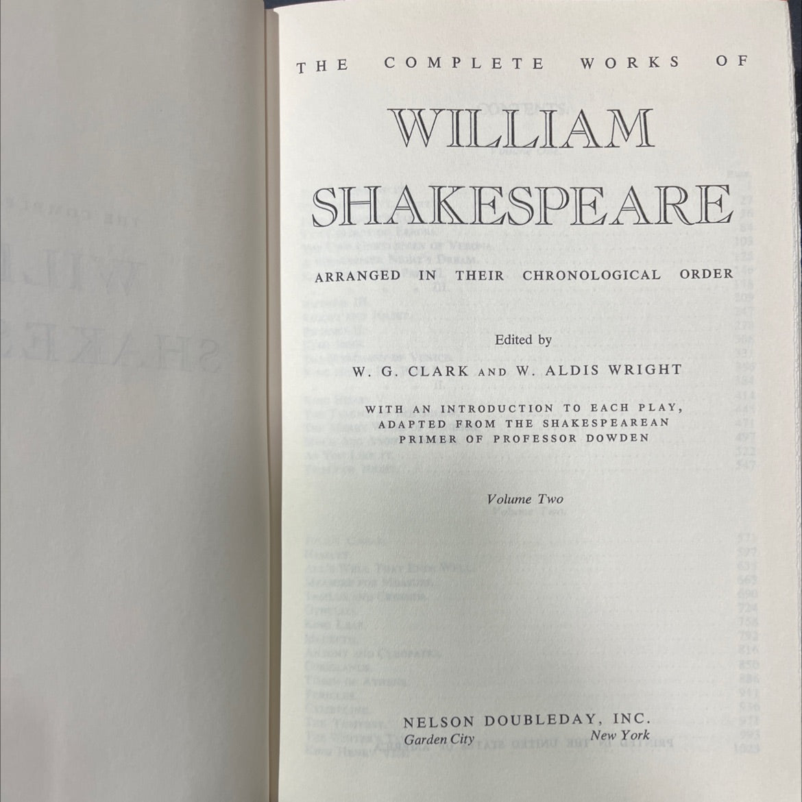 the complete works of william shakespeare arranged in their chronological order book, by william shakespeare, 1970 image 2