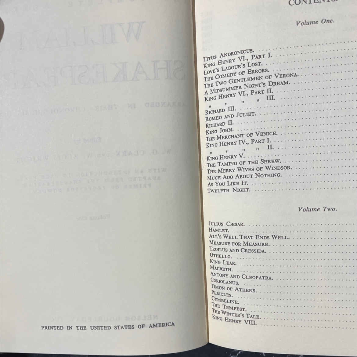 the complete works of william shakespeare arranged in their chronological order book, by william shakespeare, 1970 image 3