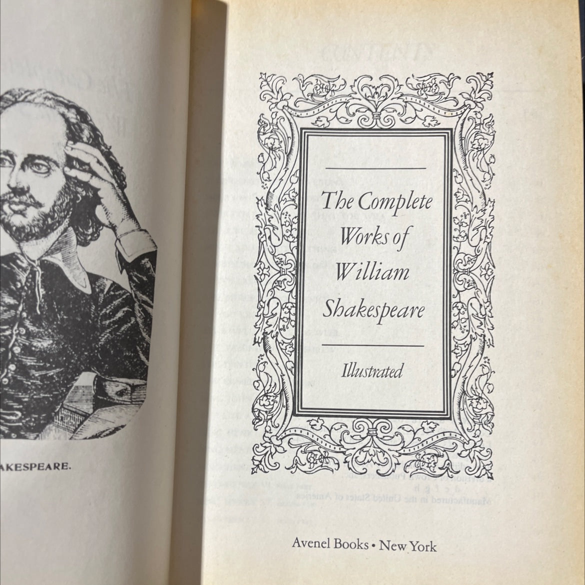 the complete works of william shakespeare illustrated book, by william shakespeare, 1975 Hardcover image 2