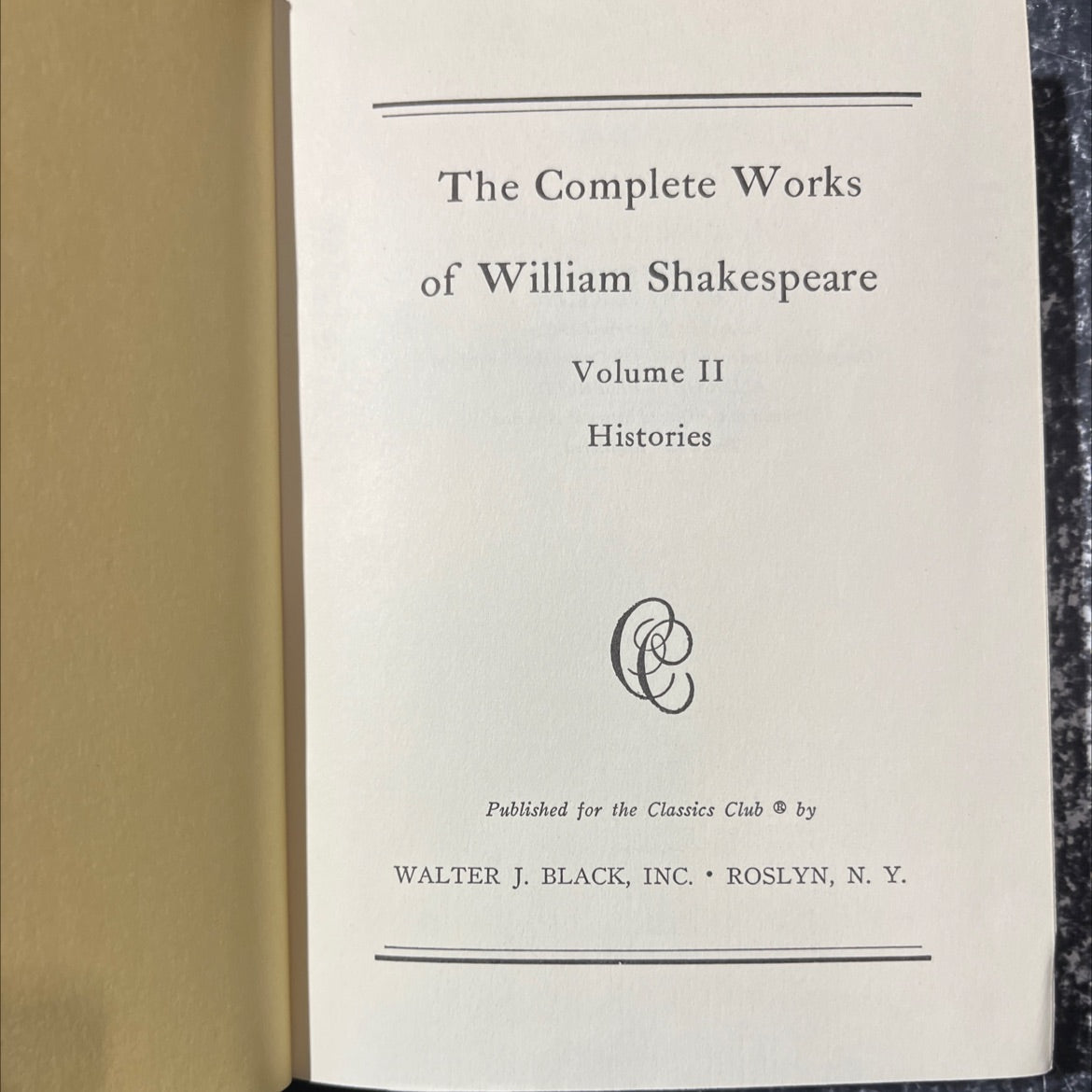 the complete works of william shakespeare volume ii histories book, by william shakespeare, 1965 Hardcover image 2
