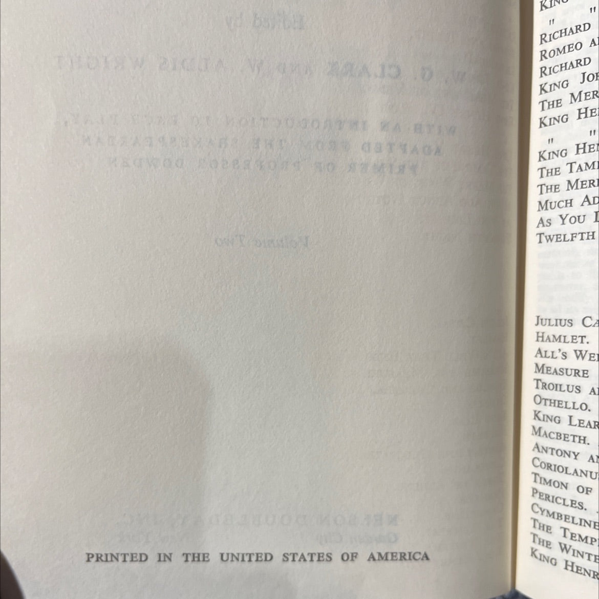 the complete works of william shakespeare book, by william shakespeare, 1970 Hardcover image 3
