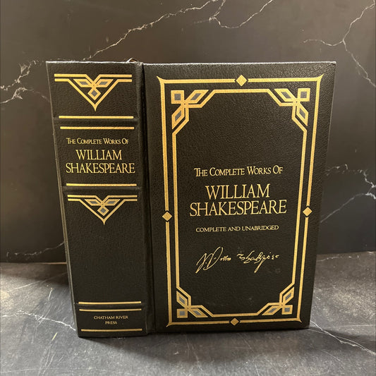 the complete works of william shakespeare book, by William Shakespeare, 1990 Leather image 1