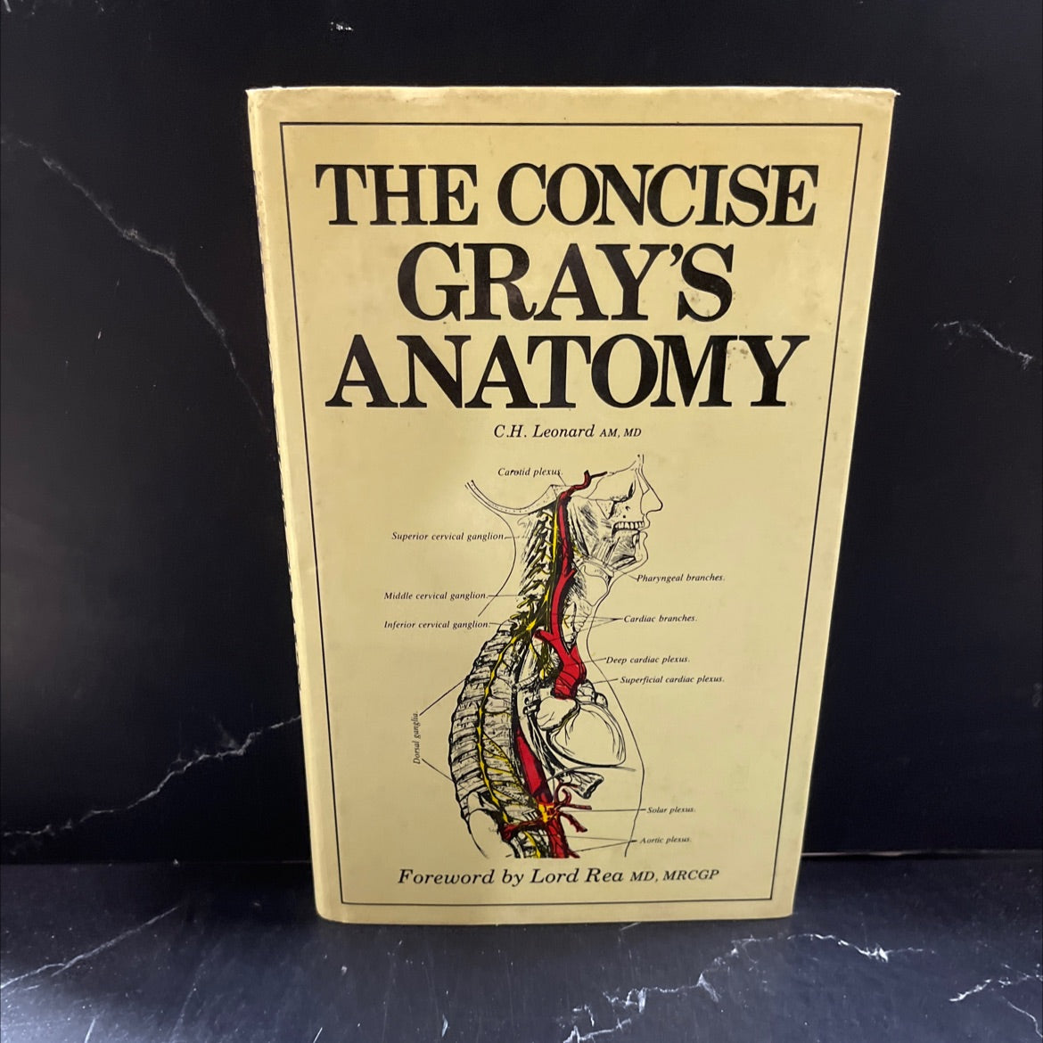 the concise gray's anatomy book, by c.h. leonard am, md, 1985 Hardcover image 1