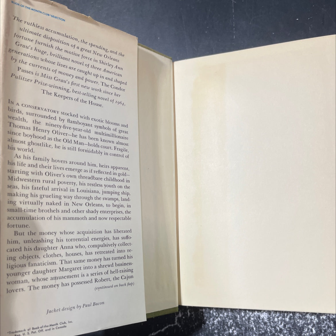 the condor passes book, by shirley grau, 1971 Hardcover image 4