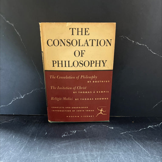 the consolation of philosophy book, by boethius, 1943 Hardcover image 1