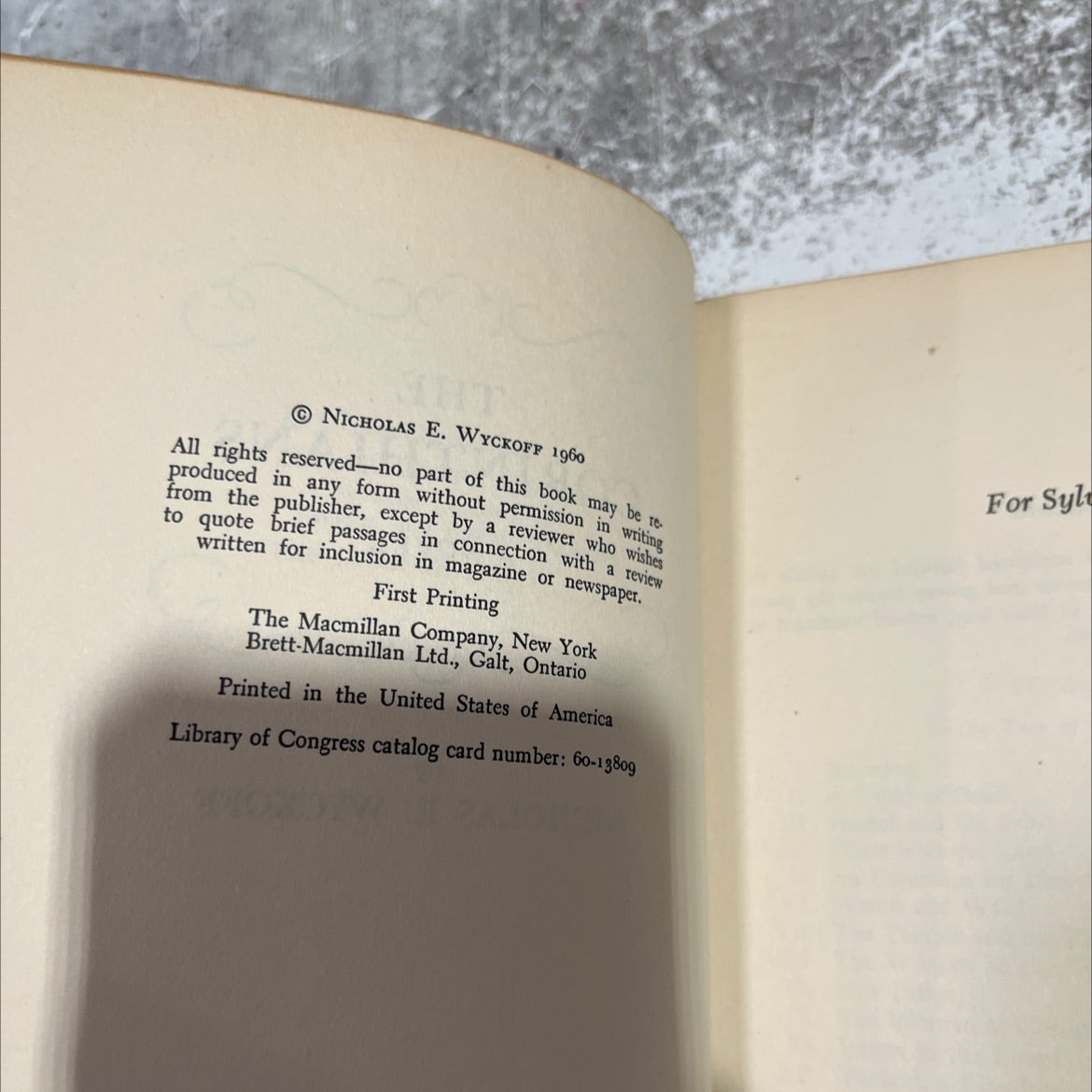 the corinthians book, by nicholas e. wyckoff, 1960 Hardcover image 3