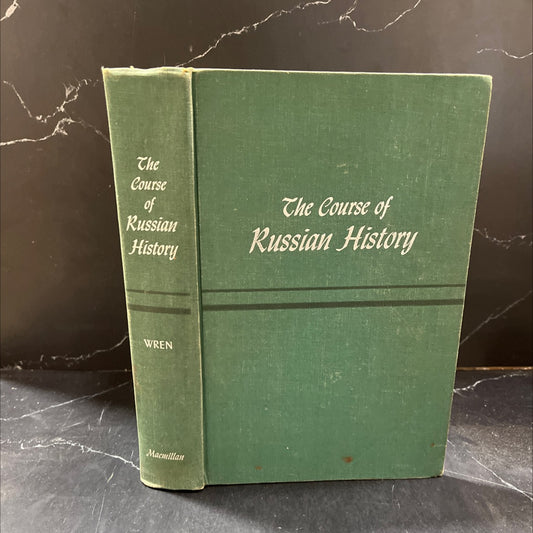 the course of russian history book, by melvin c. wren, 1958 Hardcover image 1