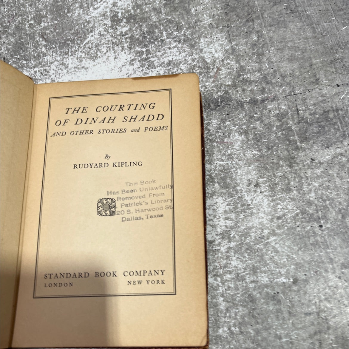 the courting of dinah shadd and other stories and poems book, by rudyard kipling, 1930 Hardcover image 2