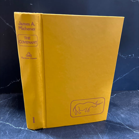 the covenant volume 1 book, by james a. michener, 1980 Hardcover image 1