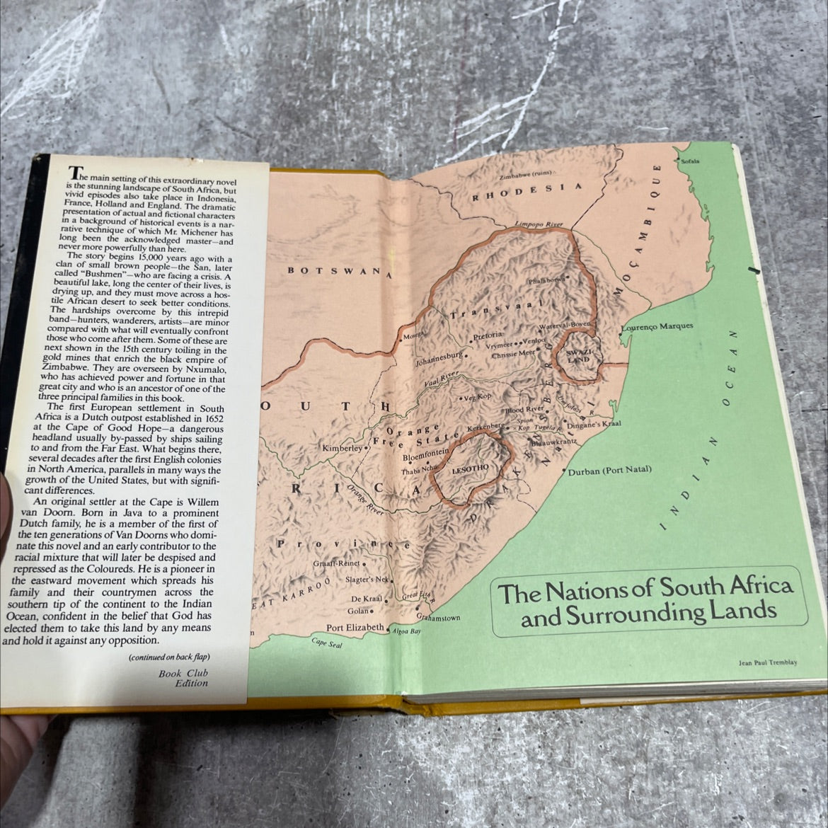 the covenant volume 1 book, by James A. Michener, 1980 Hardcover image 4