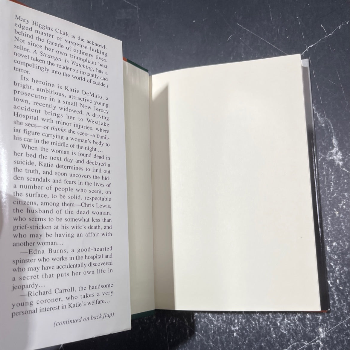 the cradle will fall book, by mary higgins clark, 1980 Hardcover image 4