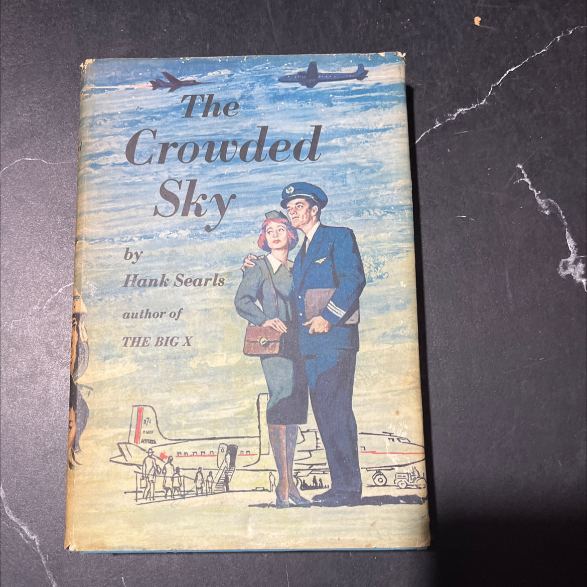 the crowded sky book, by hank searls, 1960 Hardcover image 1