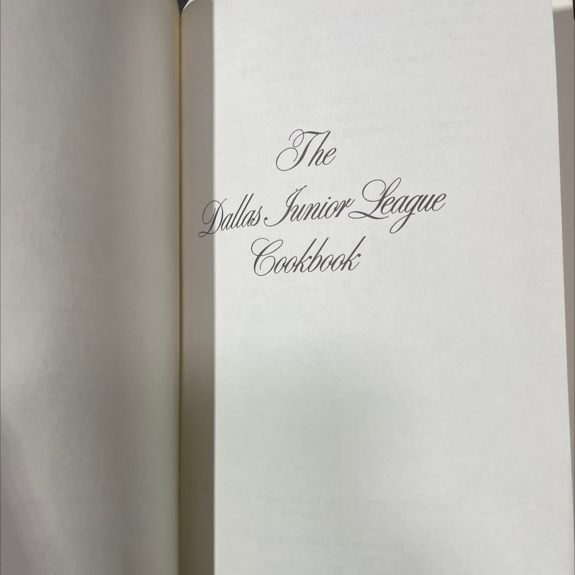 the dallas junior league cookbook book, by The Junior League of Dallas, 1976 Hardcover image 2