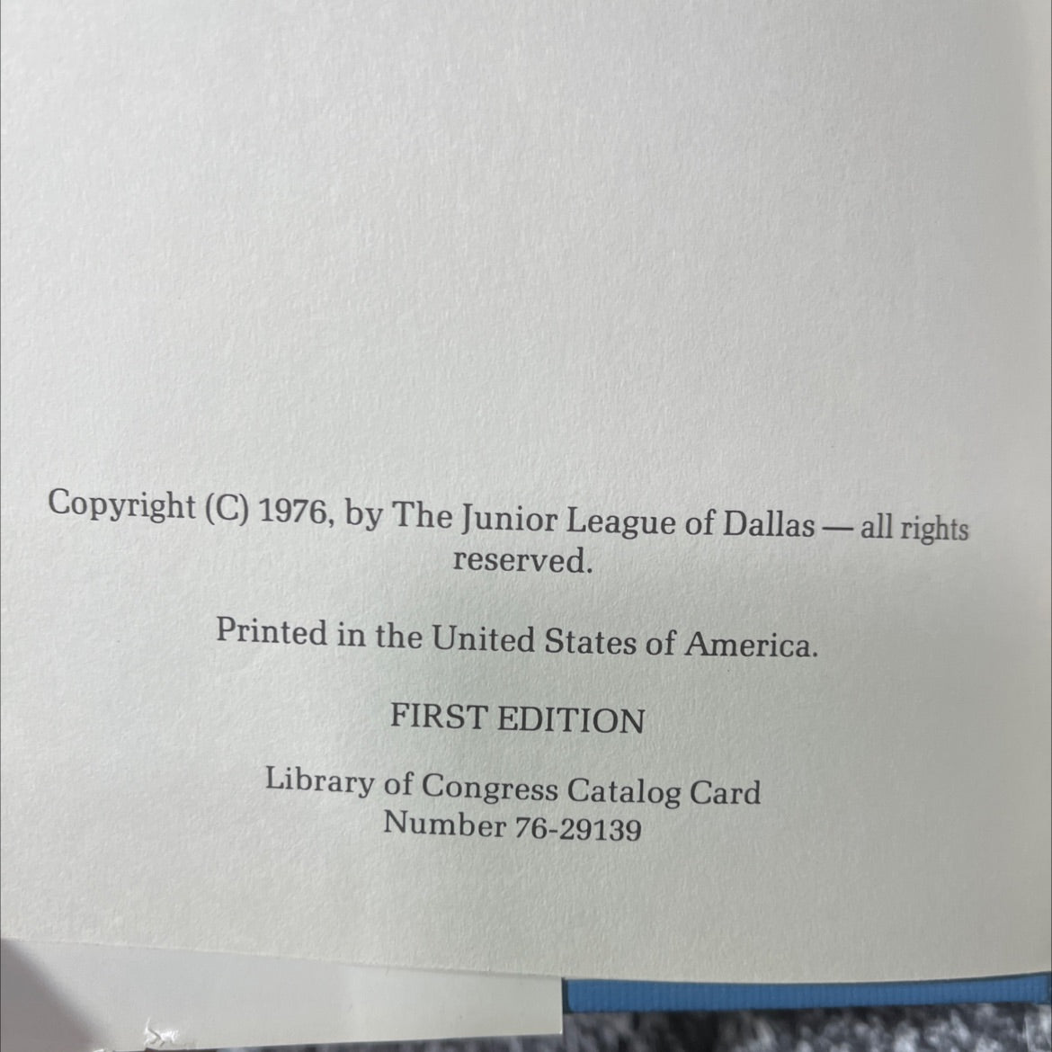 the dallas junior league cookbook book, by The Junior League of Dallas, 1976 Hardcover image 3