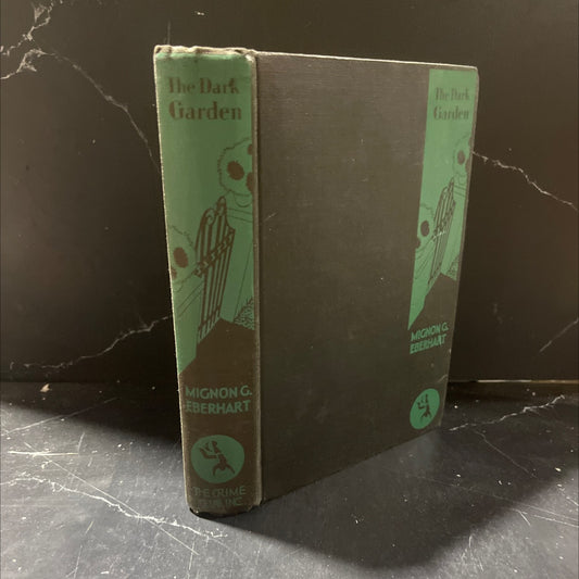 SIGNED the dark garden book, by mignon g. eberhart, 1933 Hardcover, Antique image 1