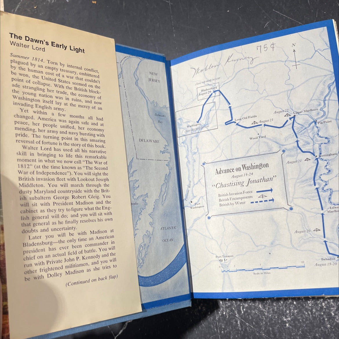 the dawn's early light book, by Walter Lord, 1972 Hardcover image 4