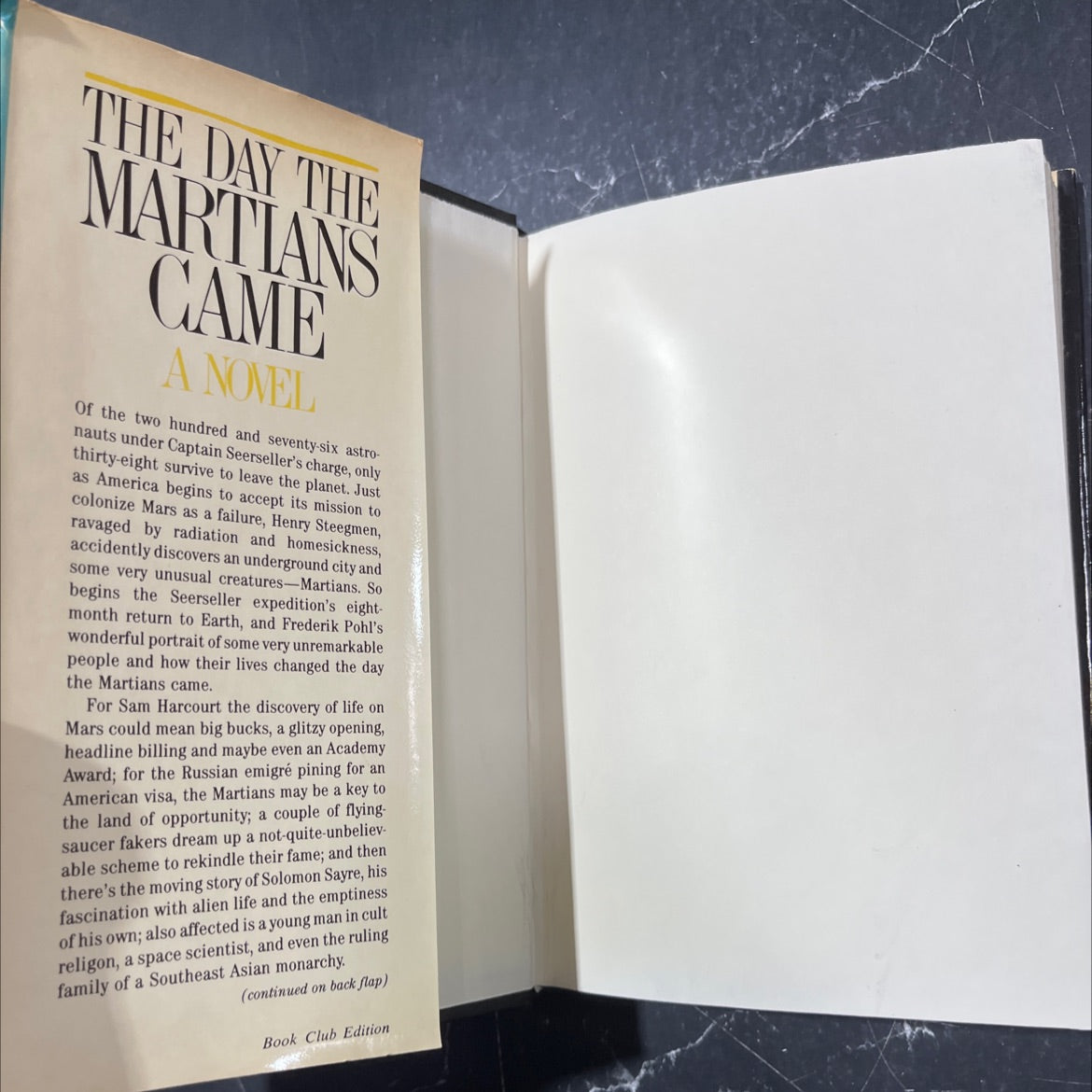 the day the martians came book, by frederik pohl, 1988 Hardcover image 4