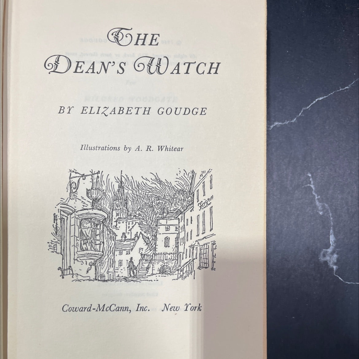 the dean's watch book, by elizabeth goudge, 1960 Hardcover image 2