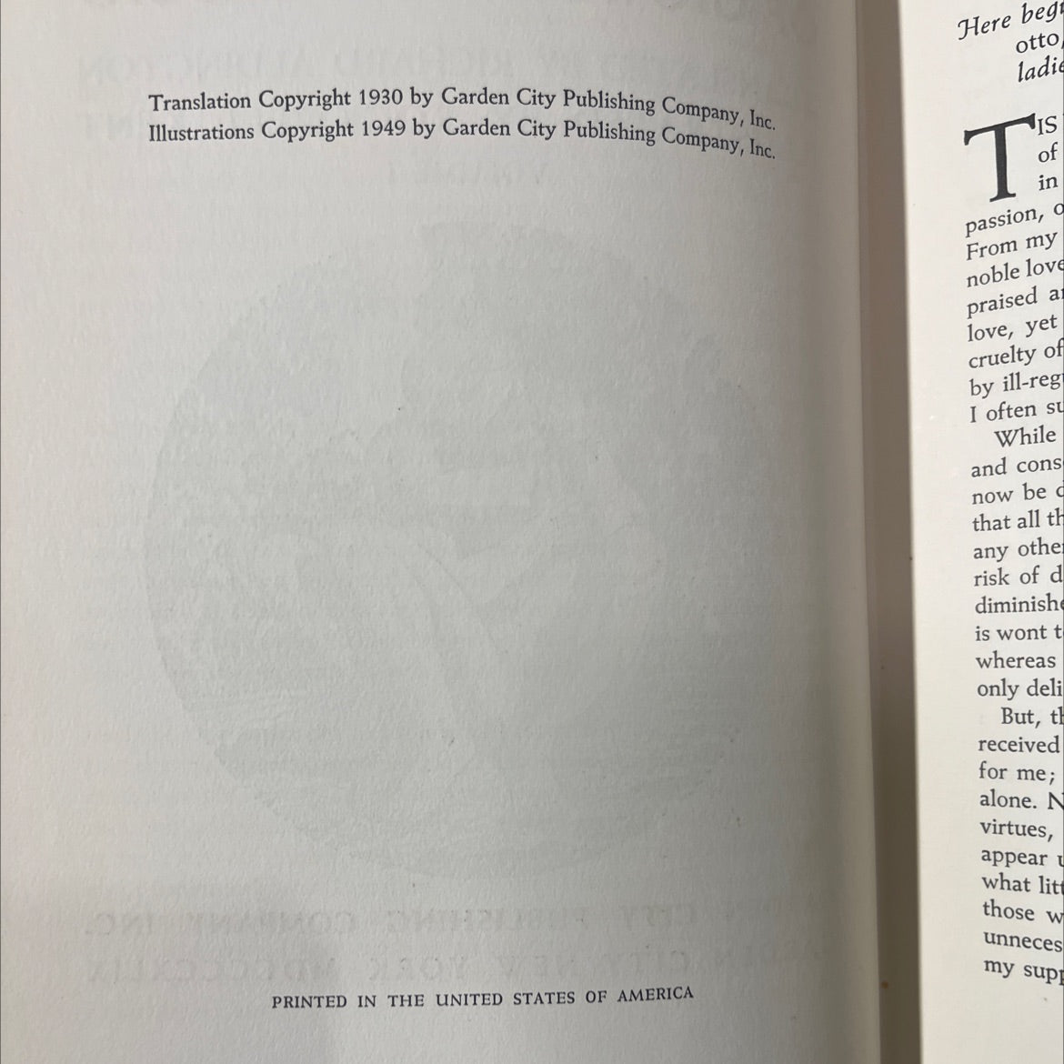 the decameron of giovanni boccaccio book, by giovanni boccaccio, 1949 Hardcover image 3