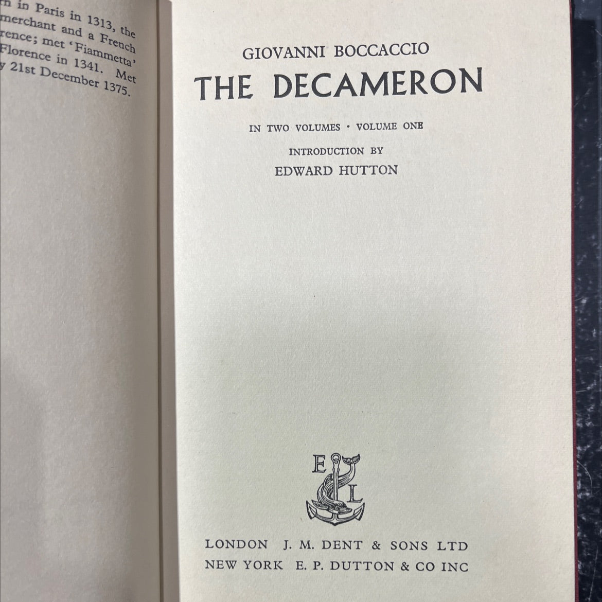 the decameron book, by giovanni boccaccio, 1970 Hardcover image 2