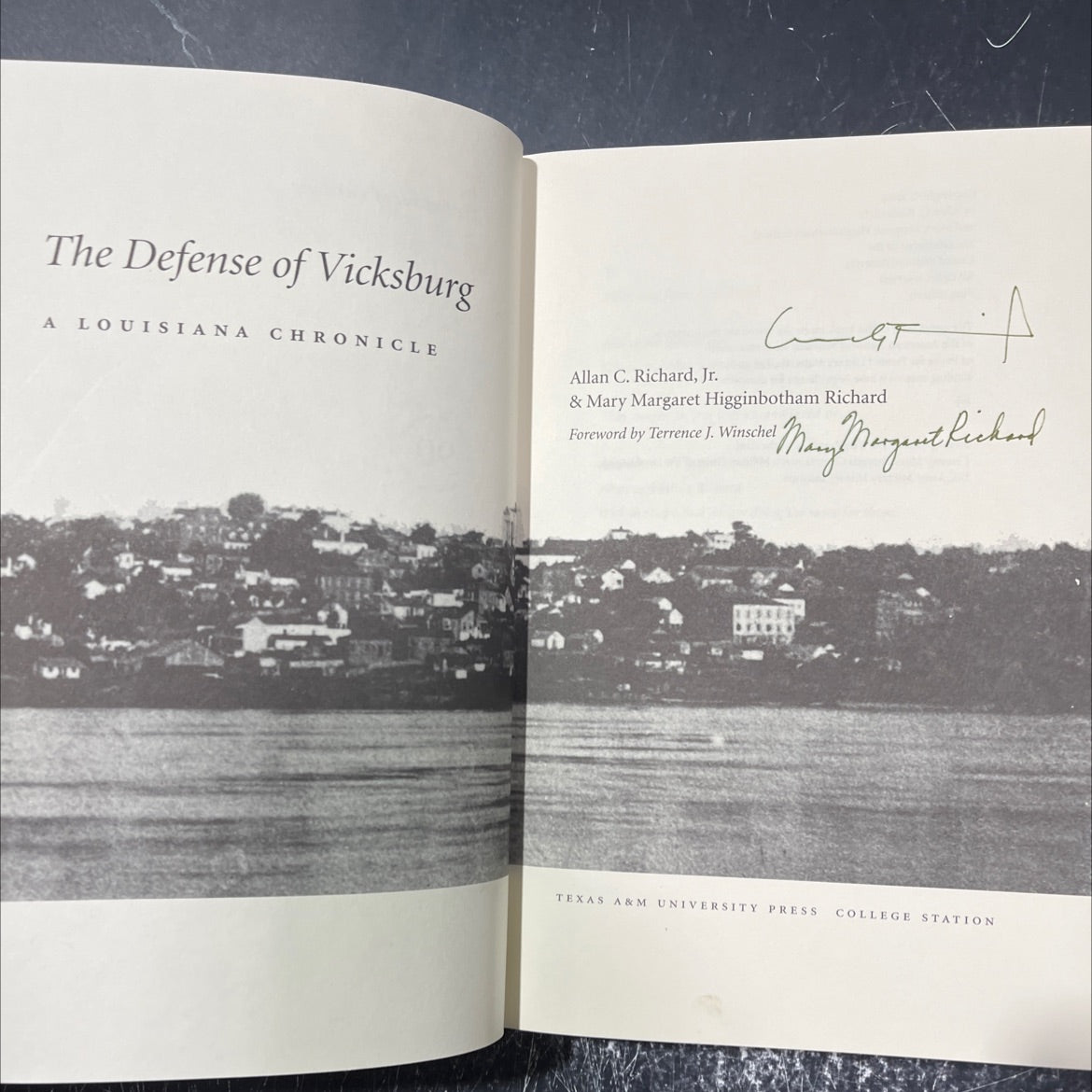 the defense of vicksburg a louisiana chronicle book, by Allan C. Richard, Jr. & Mary Margaret Higginbotham Richard, image 2