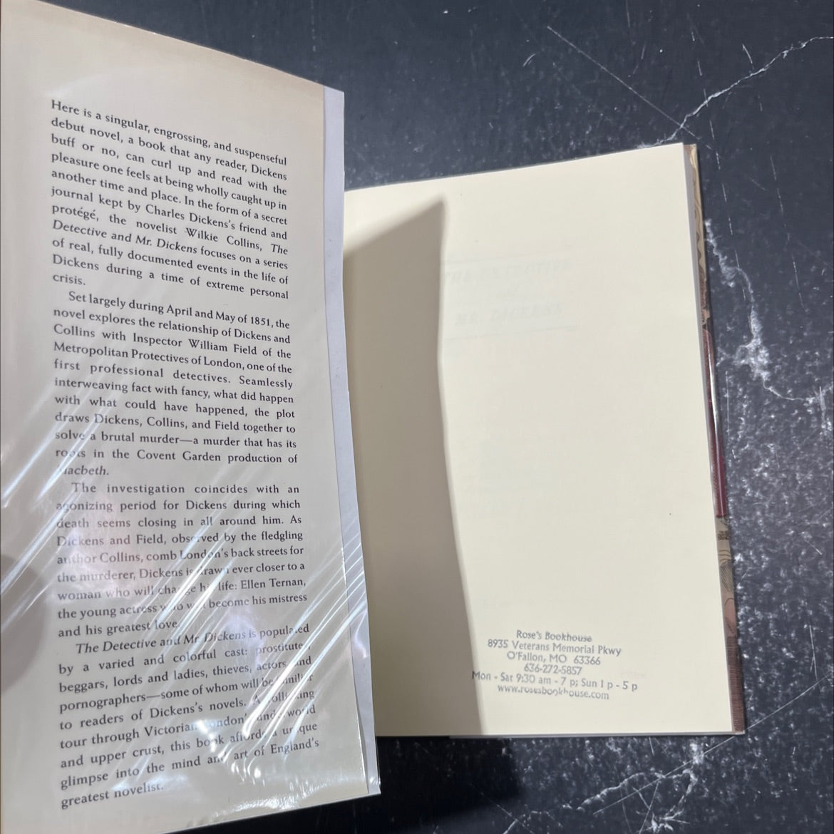 the detective and mr. dickens book, by william j. palmer, 1990 Hardcover image 4