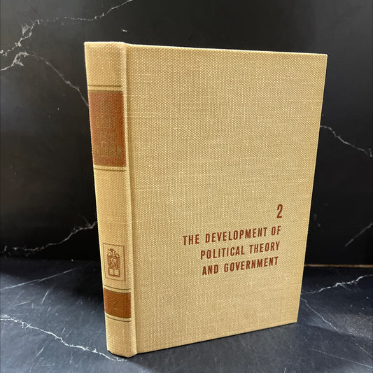 the development of political theory and government book, by mortimer j. adler and peter wolff, 1959 Hardcover image 1