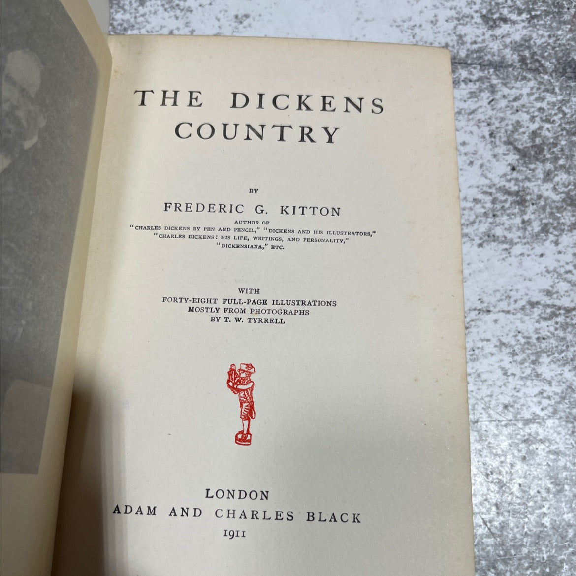 the dickens country book, by frederic g. kitton, 1911 Hardcover image 2