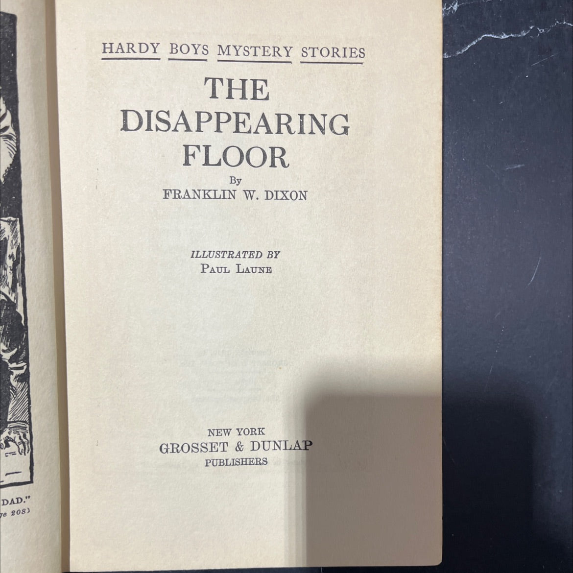 the disappearing floor book, by franklin w. dixon, 1940 Hardcover image 2