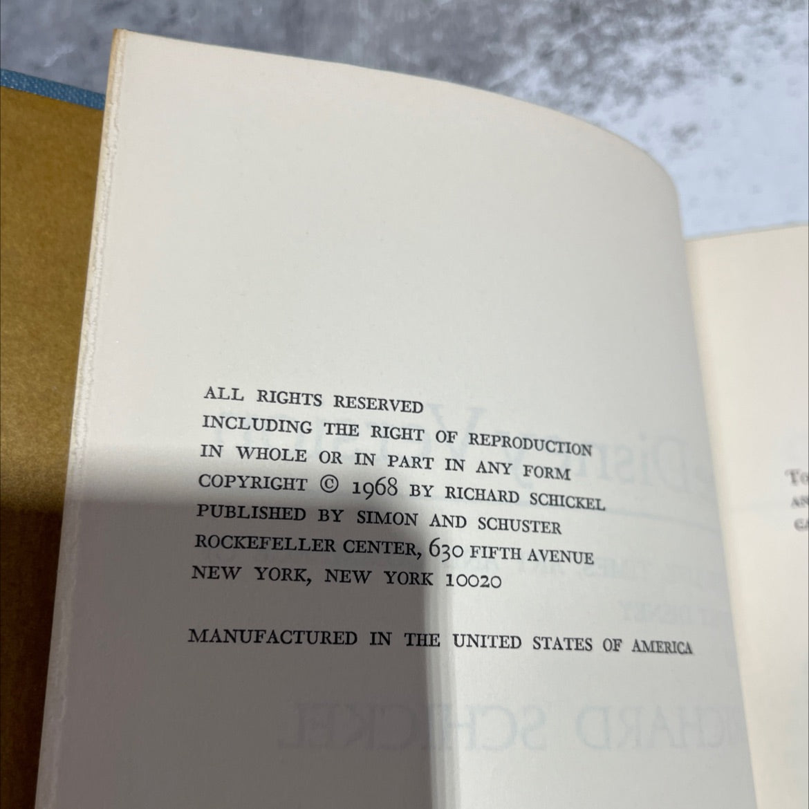 the disney version the life, times, art and commerce of walt disney book, by richard schickel, 1968 Hardcover image 3