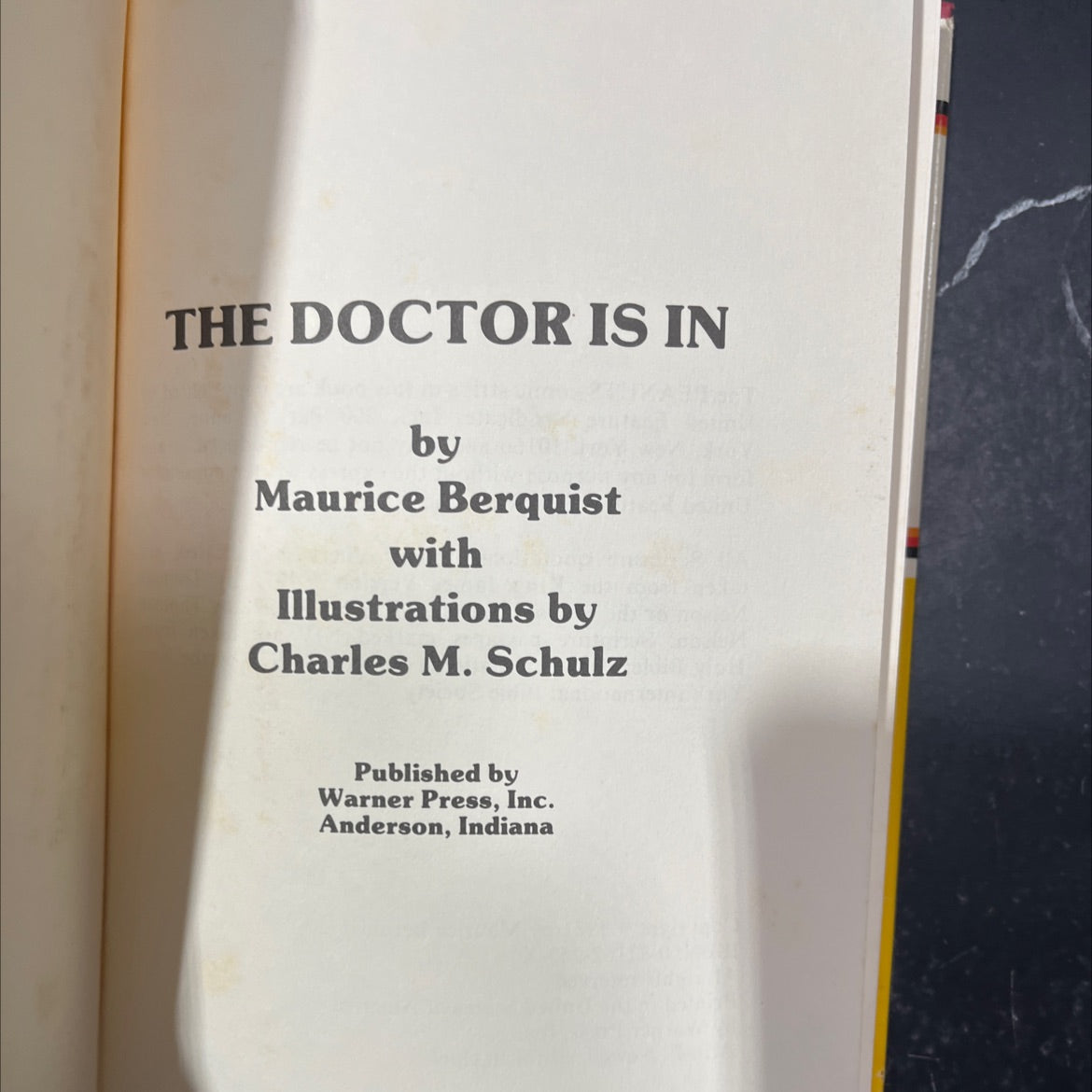 the doctor is in book, by maurice berquist, 1981 Hardcover image 2