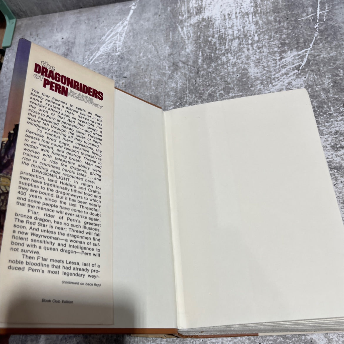 the dragonriders of pern dragonflight dragonquest the white dragon book, by anne mccaffrey, 1978 Hardcover image 4