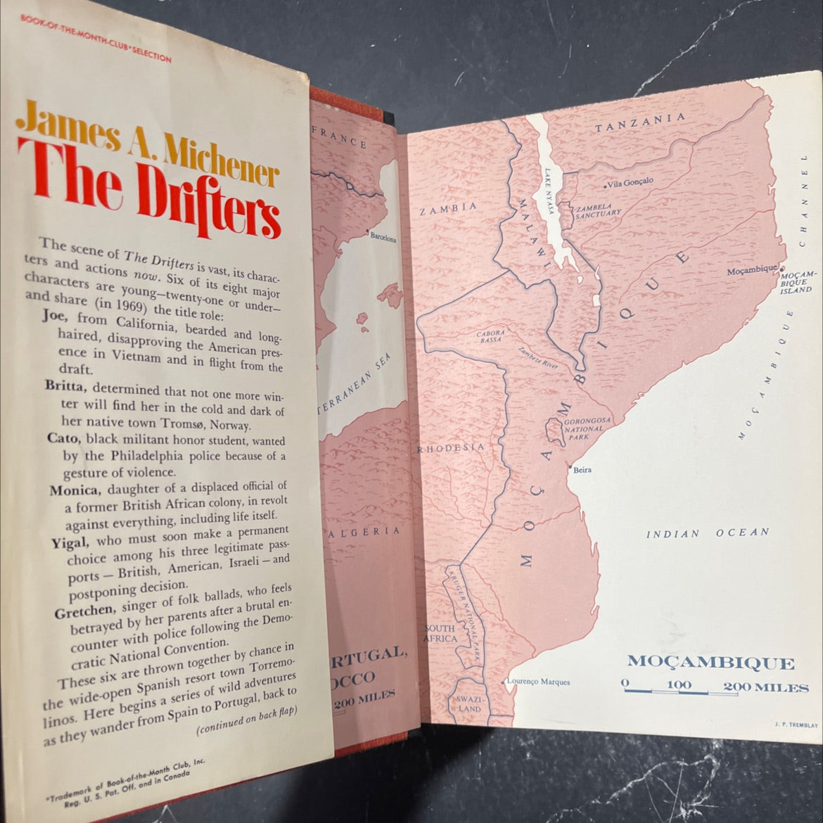 the drifters book, by james a. michener, 1971 Hardcover image 4