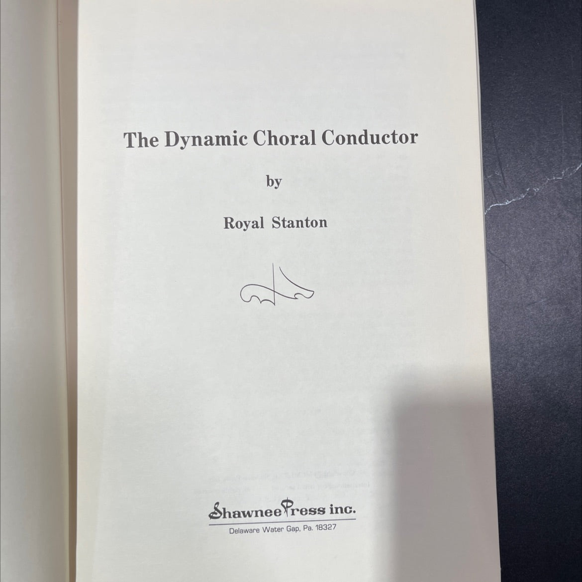 the dynamic choral conductor book, by royal stanton, 1971 Hardcover, Vintage image 2