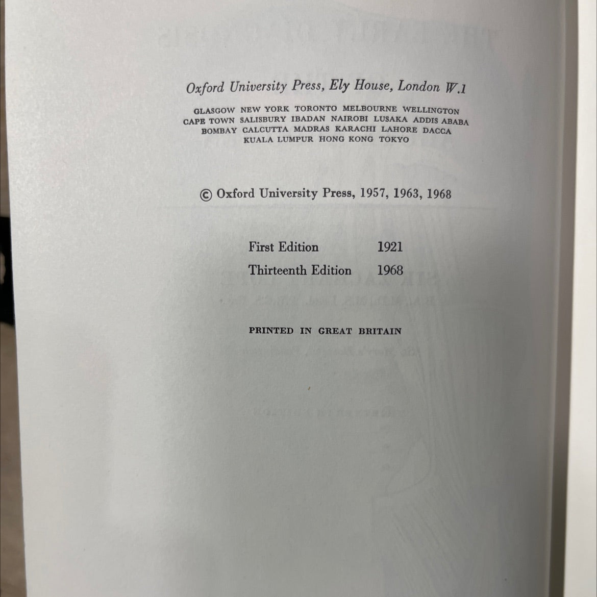 the early diagnosis of the acute abdomen book, by sir zachary cope, 1968 Hardcover image 3