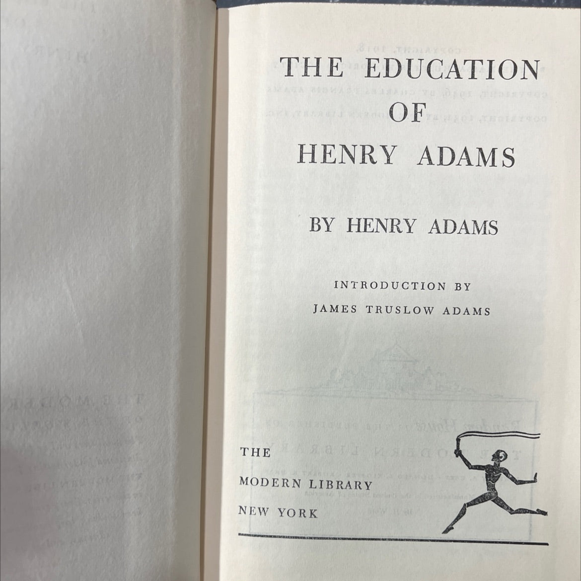 the education of henry adams book, by henry adams, 1946 Hardcover image 2