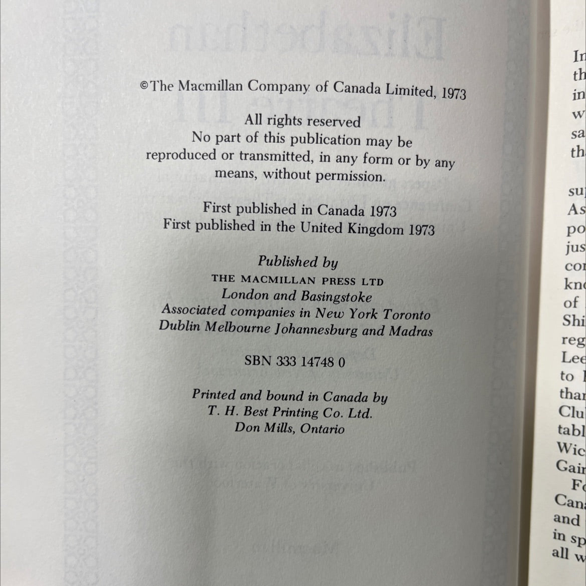 the elizabethan theatre iii book, by david galloway, 1973 Hardcover image 3