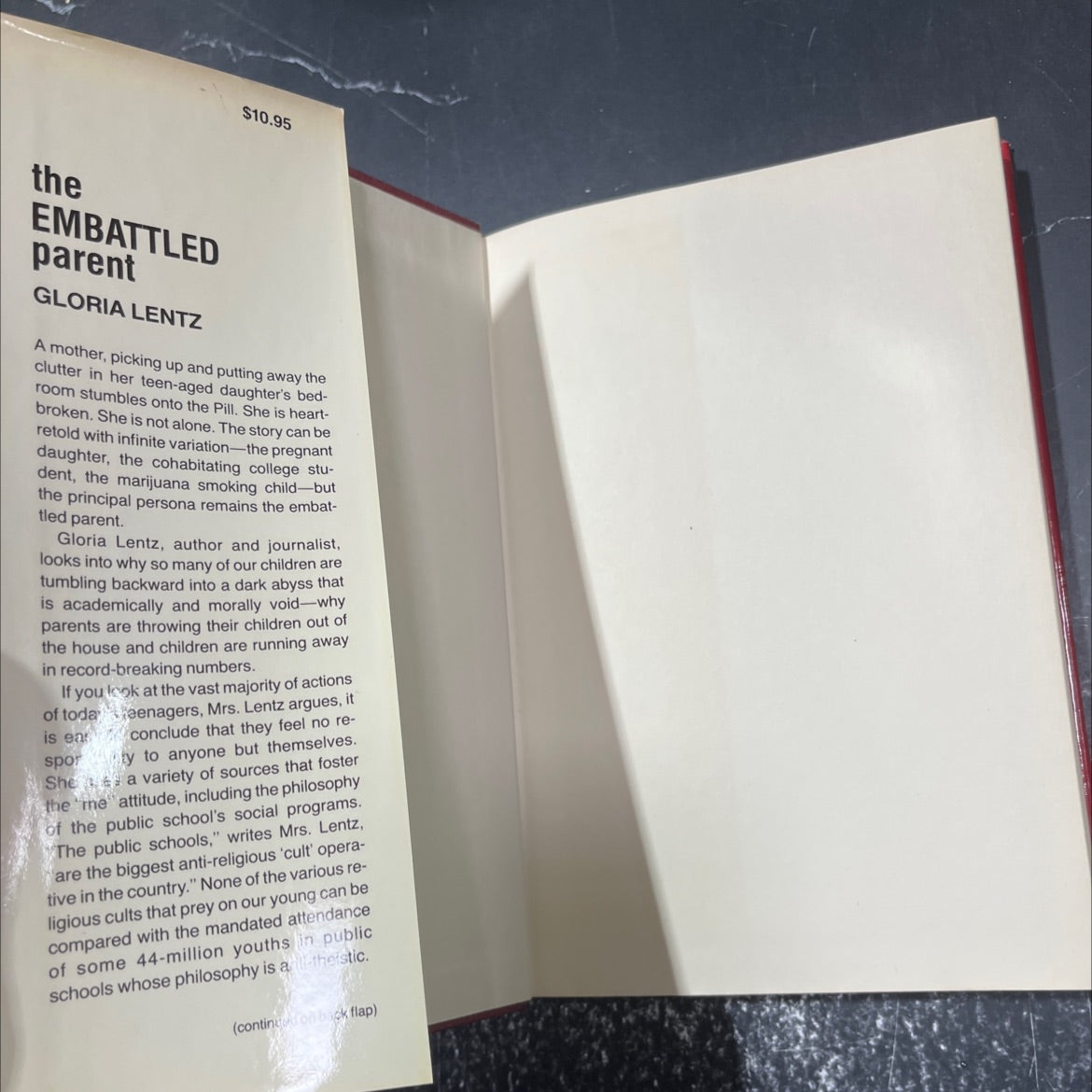 the embattled parent book, by gloria lentz, 1980 Hardcover image 4