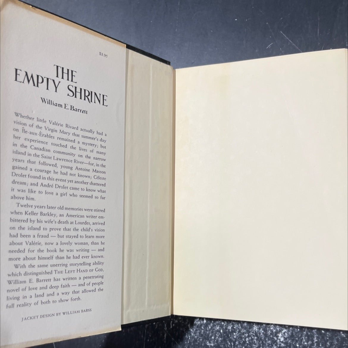 the empty shrine book, by william e. barrett, 1958 Hardcover image 4