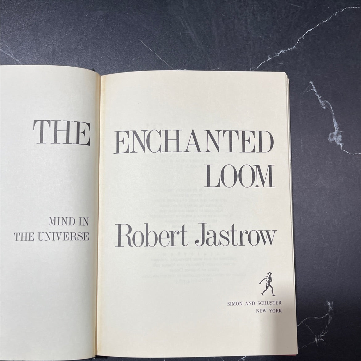 the enchanted loom mind in the universe book, by robert jastrow, 1981 Hardcover image 2
